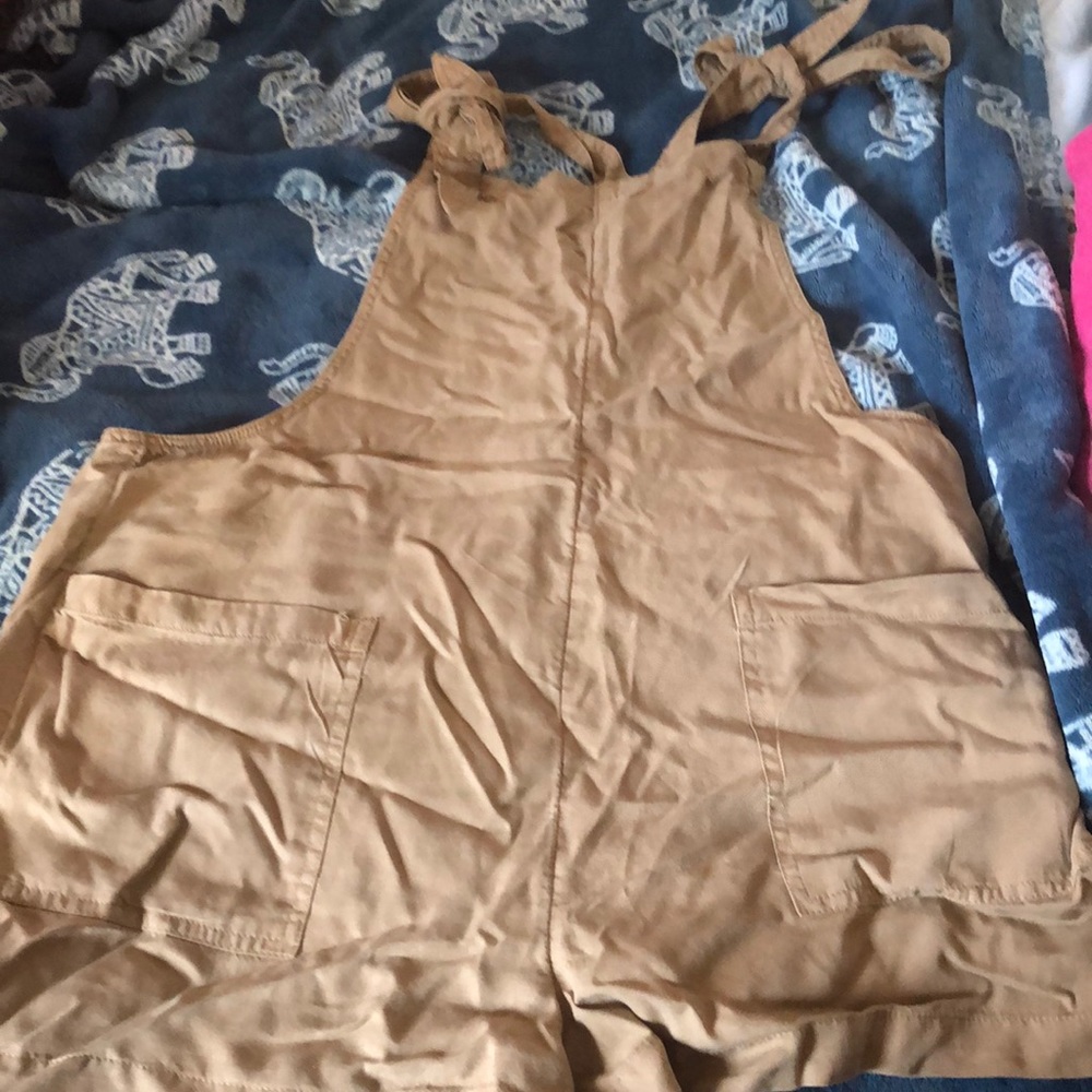 NWT Aerie Soft Tan Overalls